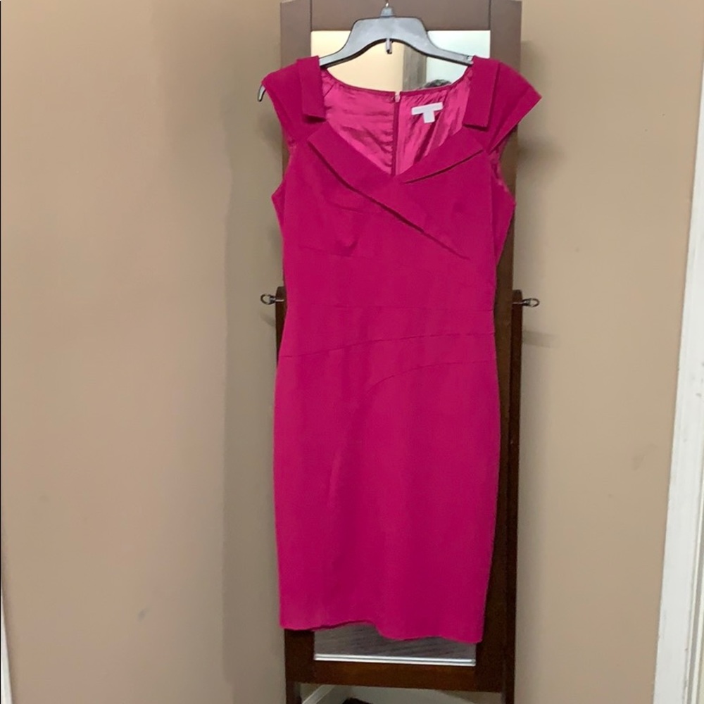 NYCo Work Dress Fuschia Small 6